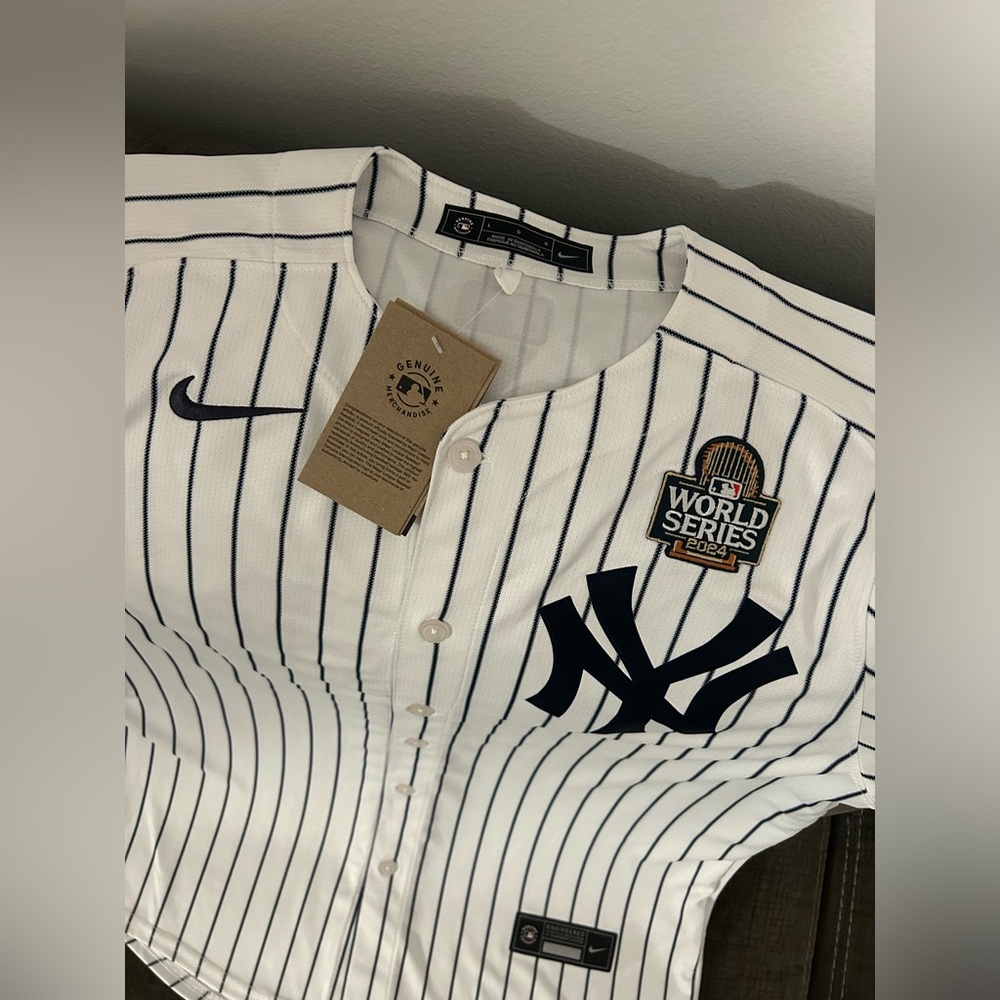 Nike Authentic NY Yankees Nestor Cortes #65 World Series 2024 Jersey Men’s Sz: L - Picture 2 of 5